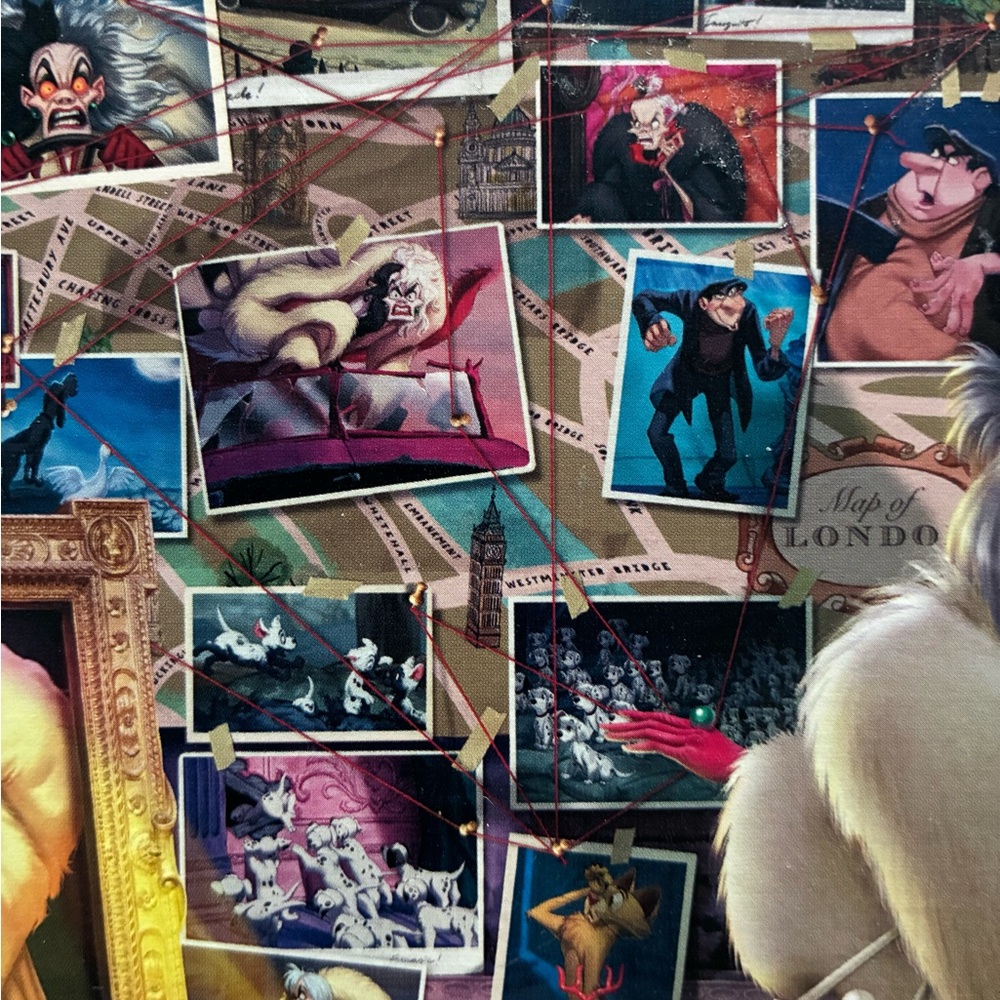 Ravensburger Disney Villainous Puzzle - Red and Black - Picture 5 of 10